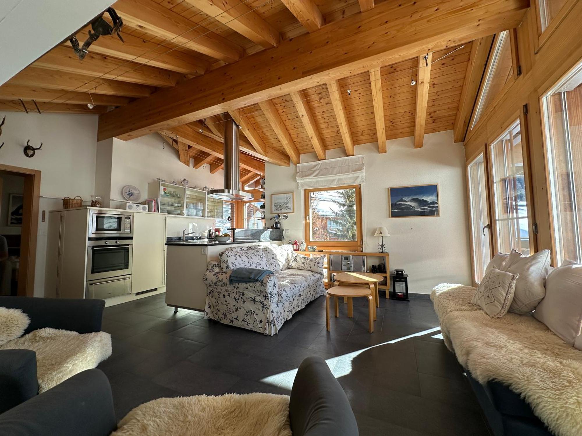 Modern Self-Catering Apartment With Matterhorn Views 체르마트 외부 사진
